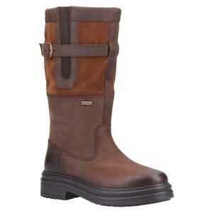 Cotswold Womens/Ladies Broadwell Suede Mid Calf Boots / Brown